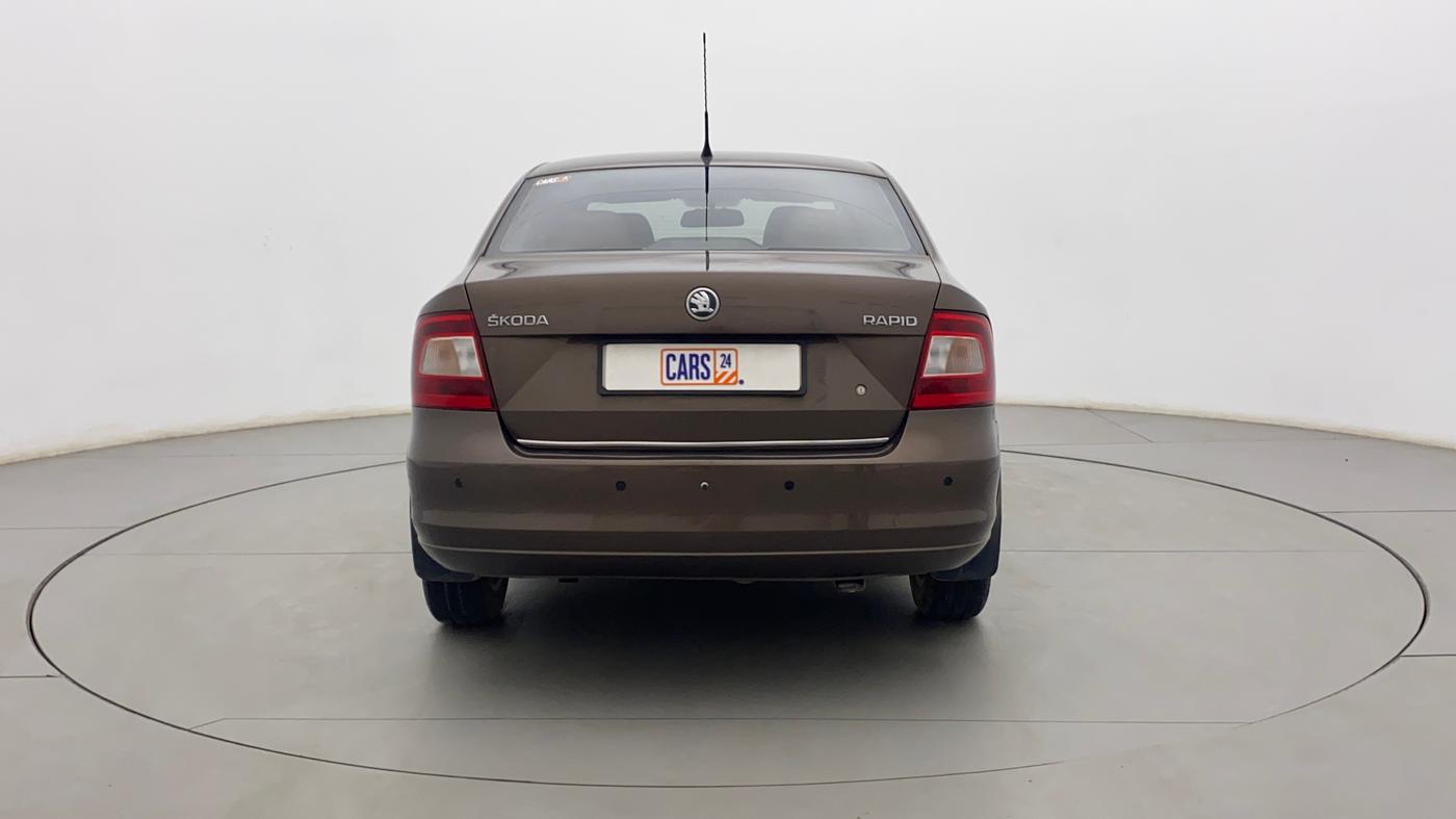 2015 Skoda Rapid 1.5 TDI CR ELEGANCE AT, Diesel, Automatic, 73,609 km, Back/Rear