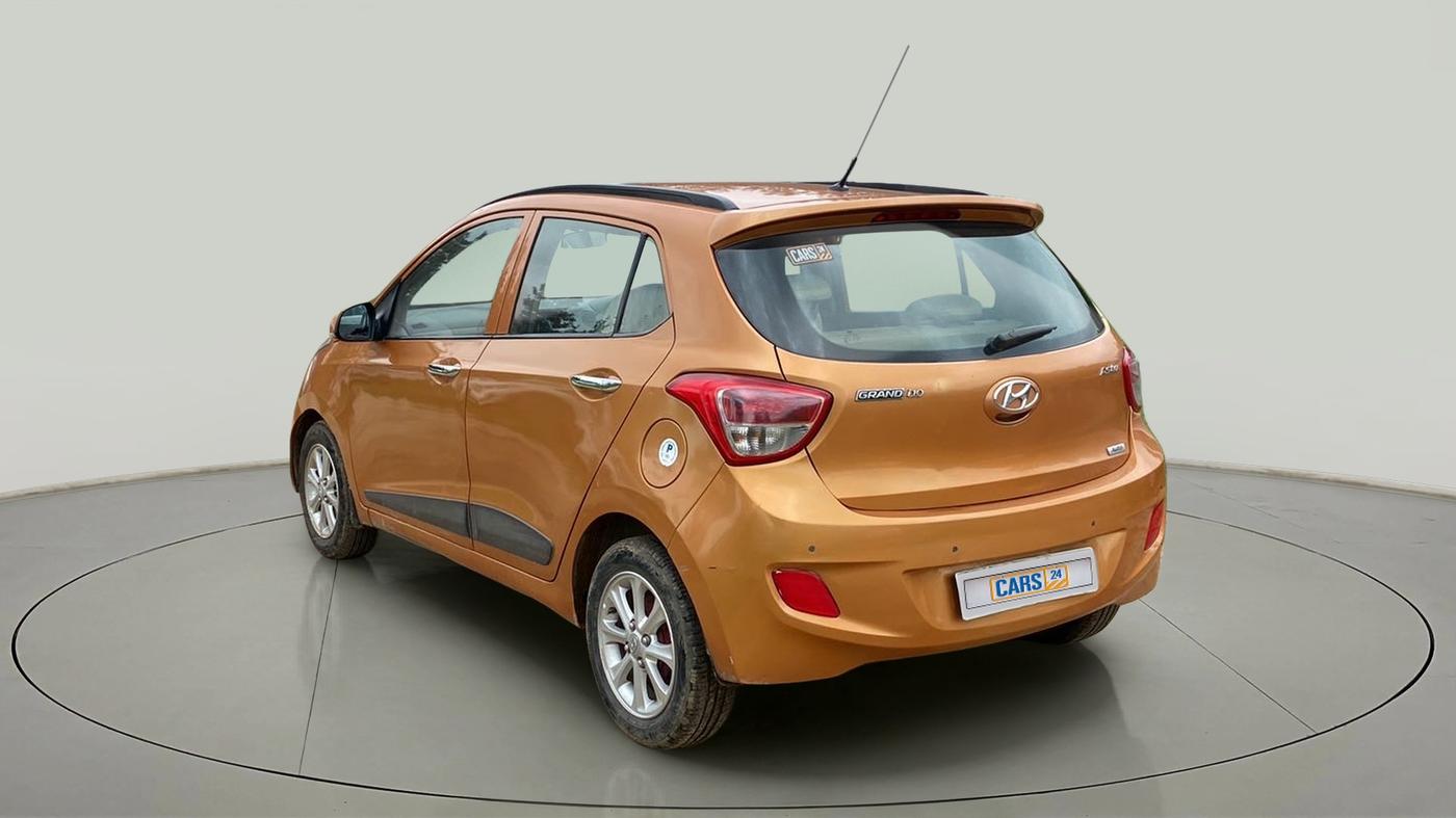 2015 Hyundai Grand i10 ASTA AT 1.2 KAPPA VTVT, Petrol, Automatic, 1,06,313 km, Left Back Diagonal