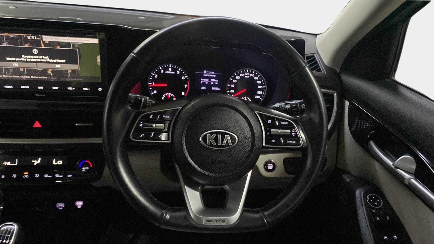 2019 KIA SELTOS HTX 1.5 PETROL, Petrol, Manual, 36,666 km, Steering Wheel Close Up