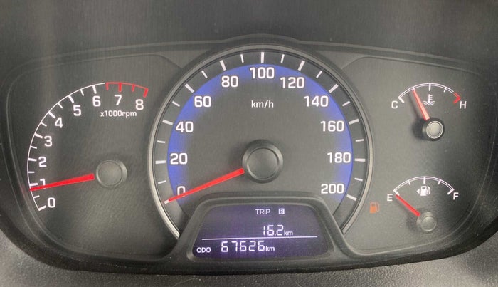 2014 Hyundai Xcent S 1.2, Petrol, Manual, 67,704 km, Odometer Image