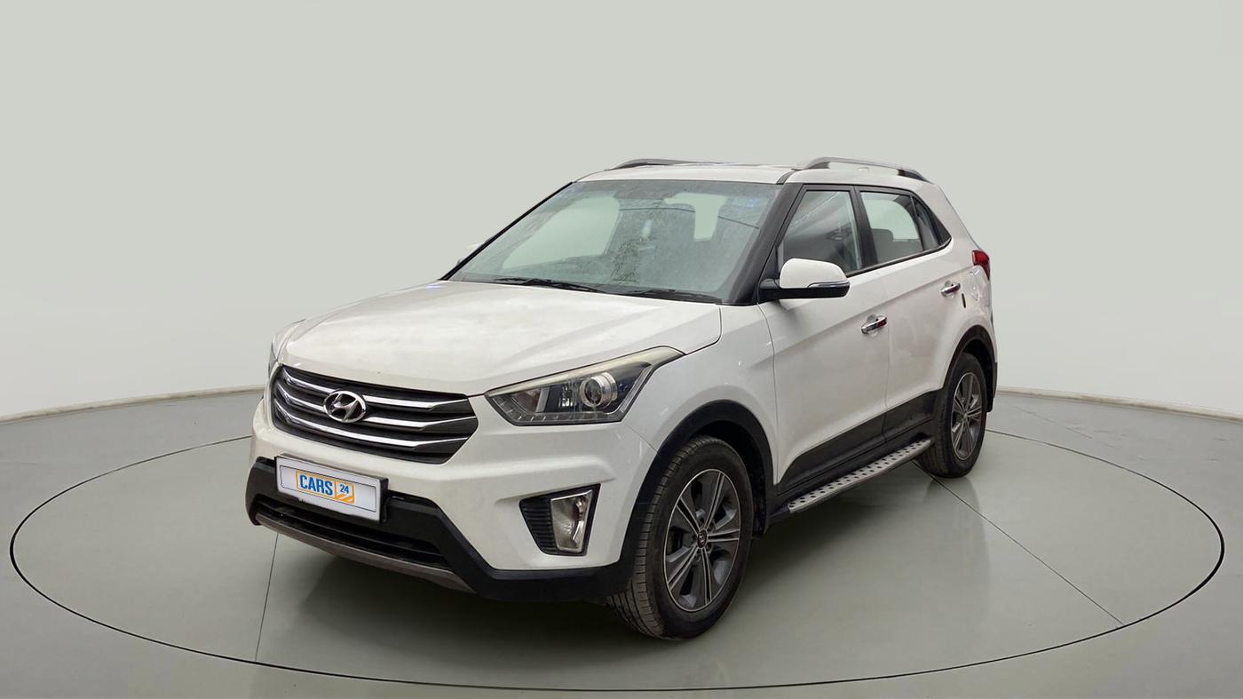 2016 Hyundai Creta SX PLUS AT 1.6 PETROL, Petrol, Automatic, 61,059 km, Left Front Diagonal