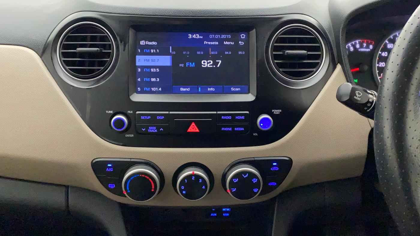 2017 Hyundai Grand i10 SPORTZ (O) AT 1.2 KAPPA VTVT, Petrol, Automatic, 44,413 km, Air Conditioner