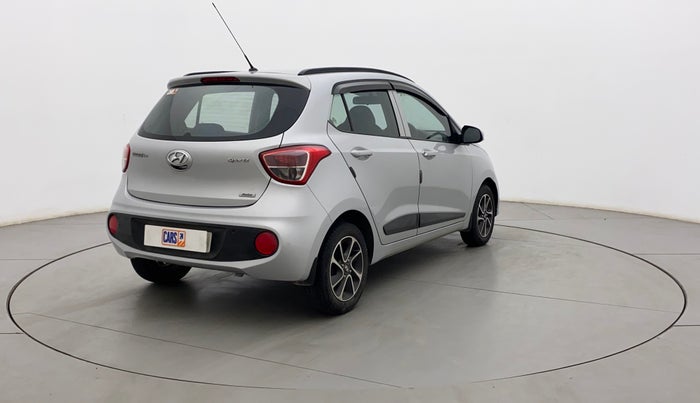 2017 Hyundai Grand i10 SPORTZ (O) AT 1.2 KAPPA VTVT, Petrol, Automatic, 44,413 km, Right Back Diagonal