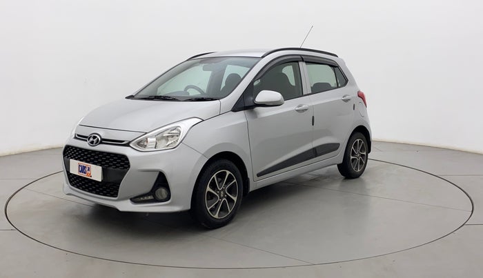 2017 Hyundai Grand i10 SPORTZ (O) AT 1.2 KAPPA VTVT, Petrol, Automatic, 44,413 km, Left Front Diagonal