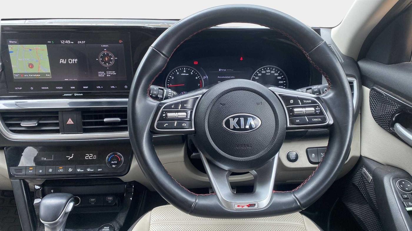 2019 KIA SELTOS GTX PLUS DCT 1.4 PETROL, Petrol, Automatic, 60,467 km, Steering Wheel Close Up