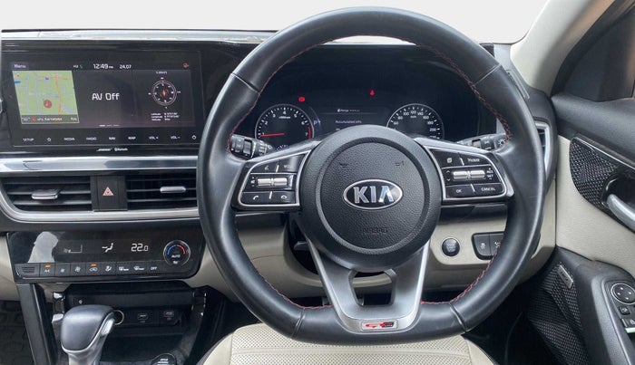 2019 KIA SELTOS GTX PLUS DCT 1.4 PETROL, Petrol, Automatic, 60,467 km, Steering Wheel Close Up
