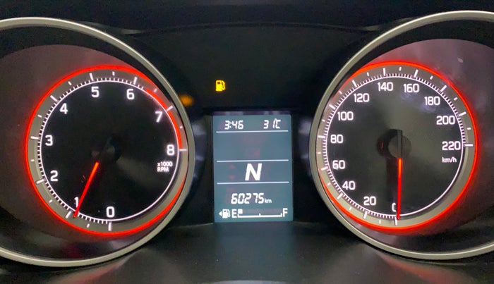 2018 Maruti Swift ZXI AMT, Petrol, Automatic, 60,465 km, Odometer Image