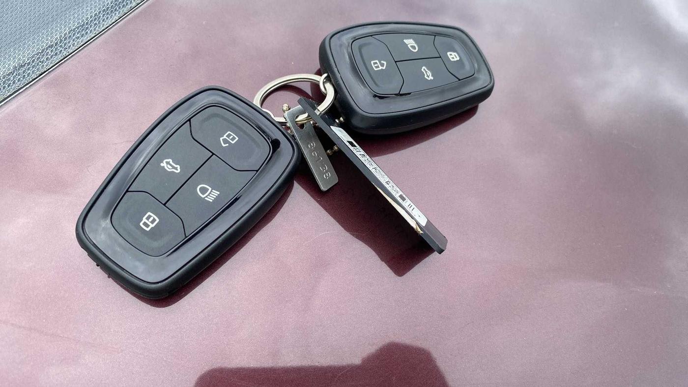 2021 Tata TIGOR XZA PLUS PETROL, Petrol, Automatic, 41,050 km, Key Close Up