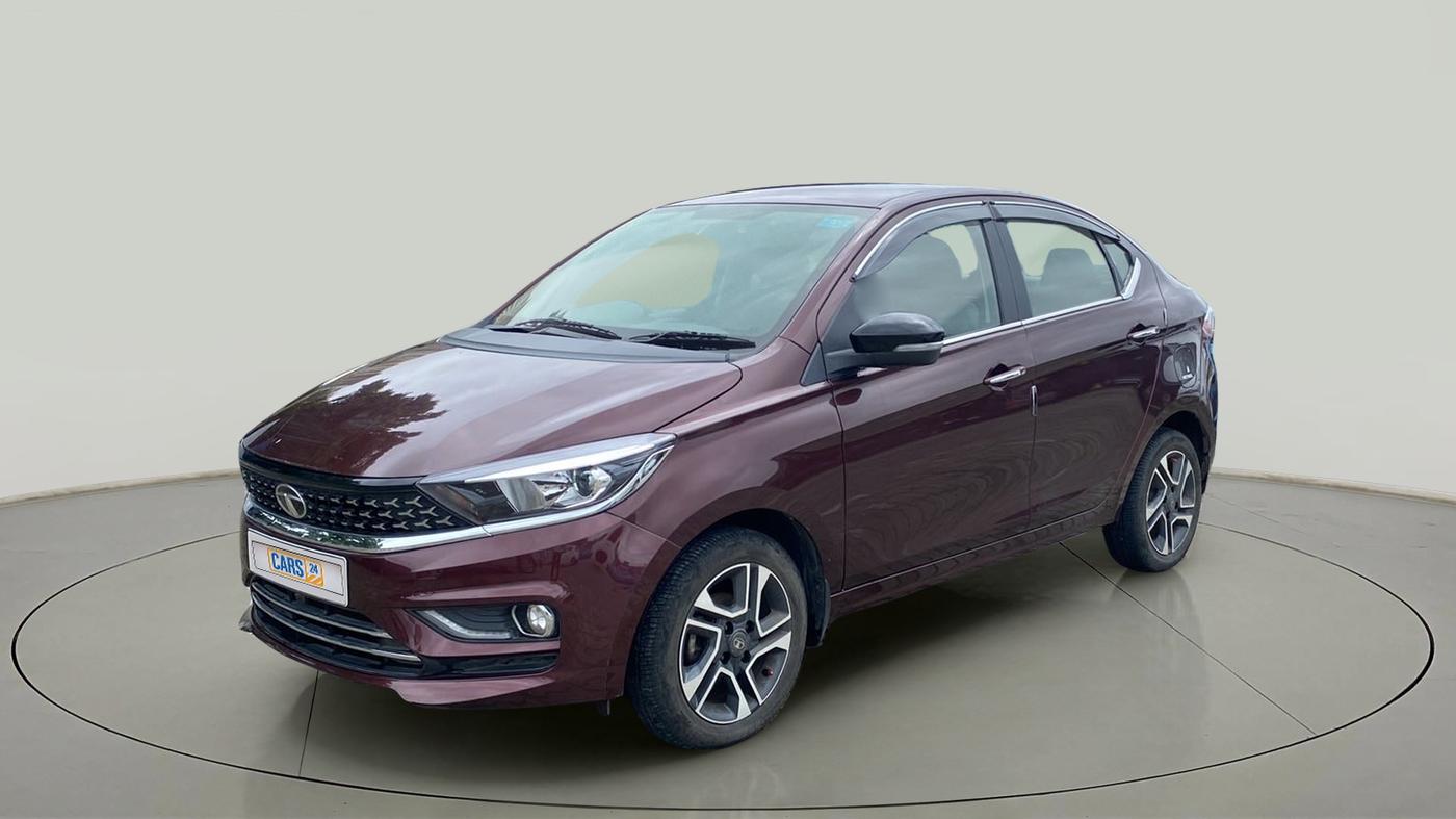 2021 Tata TIGOR XZA PLUS PETROL, Petrol, Automatic, 41,050 km, Left Front Diagonal