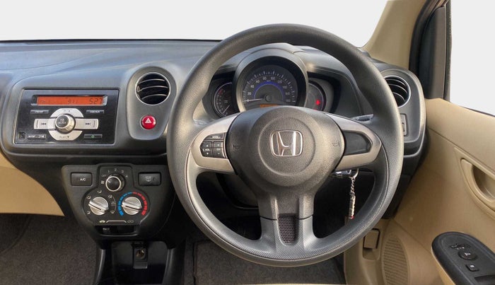 2015 Honda Brio S MT, Petrol, Manual, 30,891 km, Steering Wheel Close Up