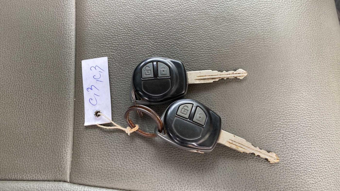2013 Maruti Ertiga VXI, Petrol, Manual, 13,087 km, Key Close Up