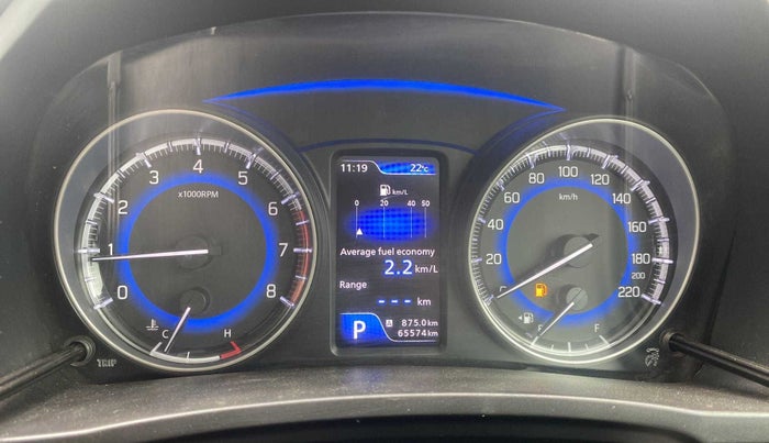 2019 Maruti Baleno ALPHA CVT PETROL 1.2, Petrol, Automatic, 65,568 km, Odometer Image