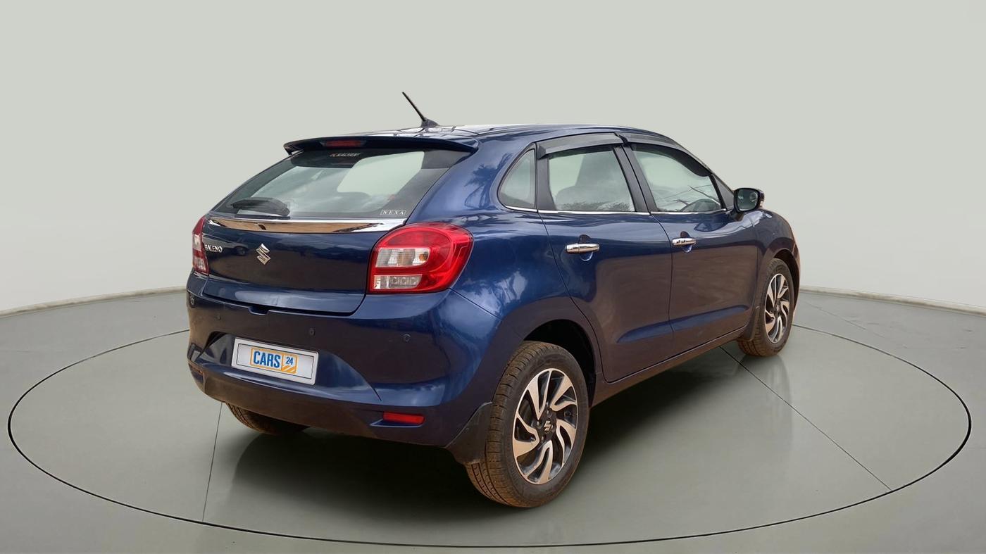 2019 Maruti Baleno ALPHA CVT PETROL 1.2, Petrol, Automatic, 65,568 km, Right Back Diagonal
