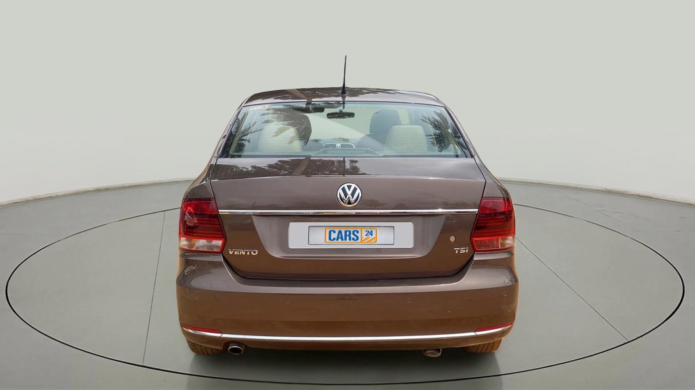 2016 Volkswagen Vento HIGHLINE PETROL AT, Petrol, Automatic, 57,895 km, Back/Rear