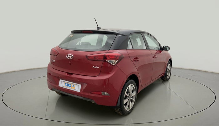 2017 Hyundai Elite i20 ASTA 1.2 DUAL TONE, Petrol, Manual, 45,075 km, Right Back Diagonal