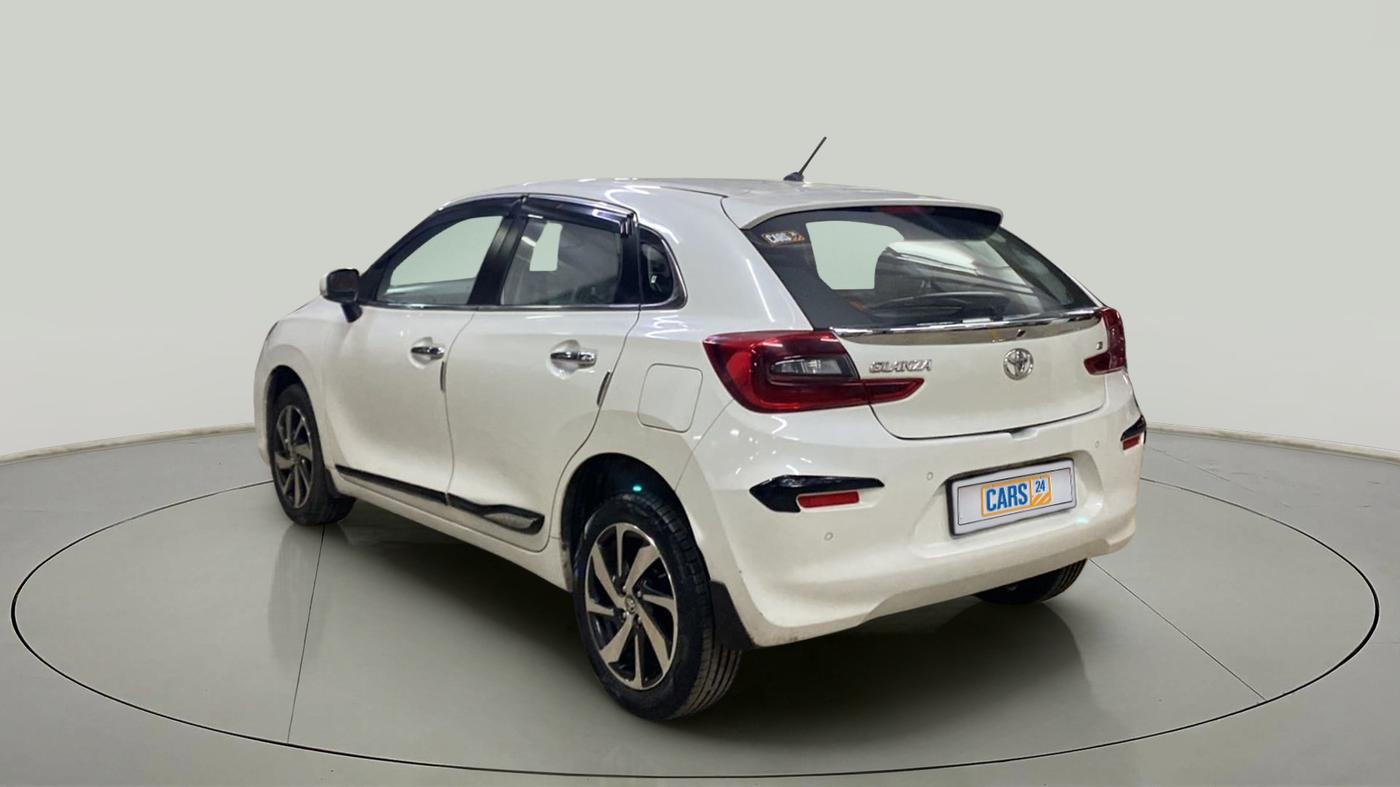 2022 Toyota Glanza G, Petrol, Manual, 5,052 km, Left Back Diagonal