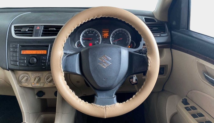 2013 Maruti Swift Dzire VXI, Petrol, Manual, 70,348 km, Steering Wheel Close Up