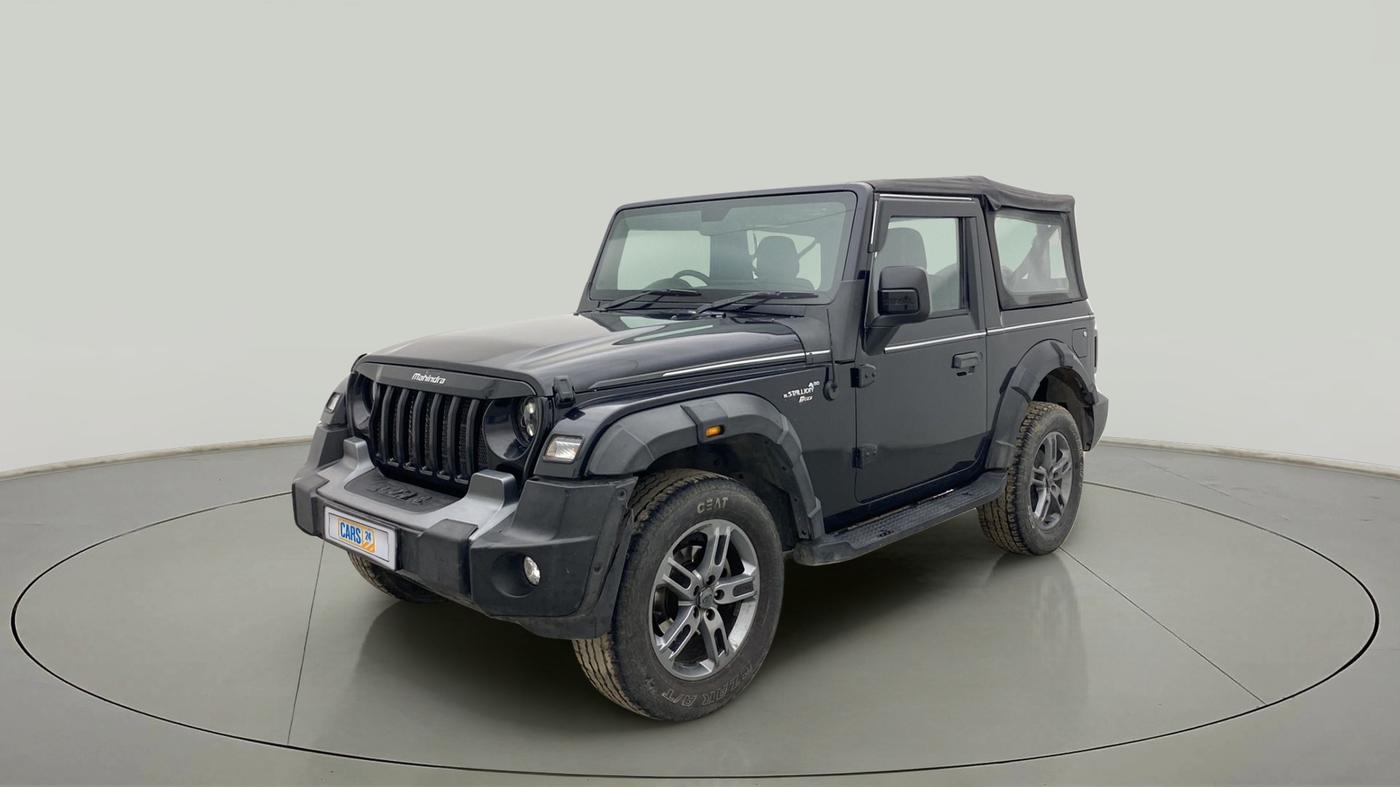 2020 Mahindra Thar LX  P 4WD AT CONVERTIBLE, CNG, Automatic, 24,982 km, Left Front Diagonal