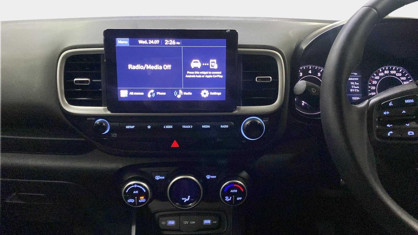 2021 Hyundai VENUE SX 1.0 TURBO IMT, Petrol, Manual, 15,128 km, Air Conditioner