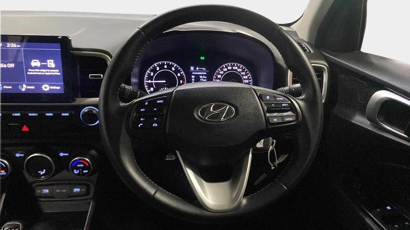 2021 Hyundai VENUE SX 1.0 TURBO IMT, Petrol, Manual, 15,128 km, Steering Wheel Close Up