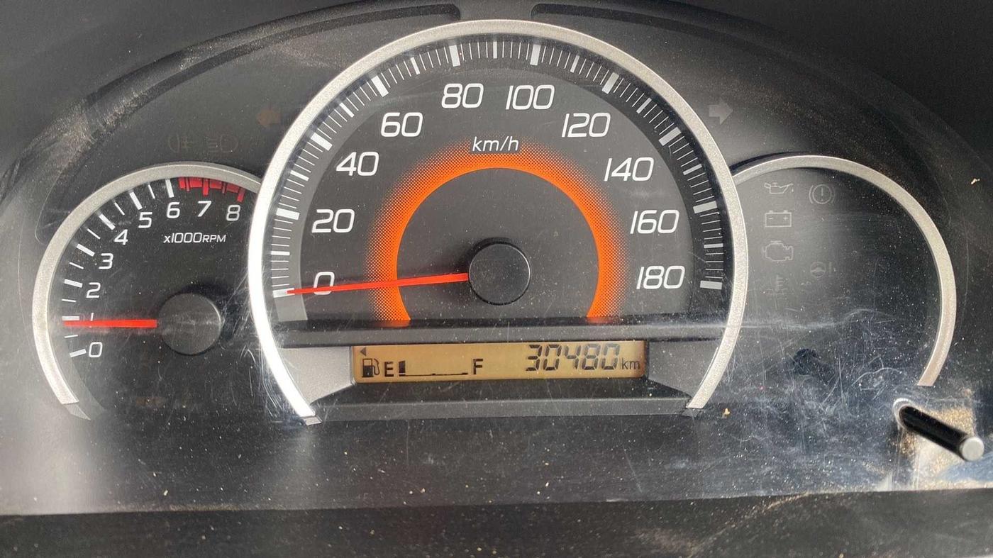 2016 Maruti Wagon R 1.0 VXI, Petrol, Manual, 30,478 km, Odometer Image