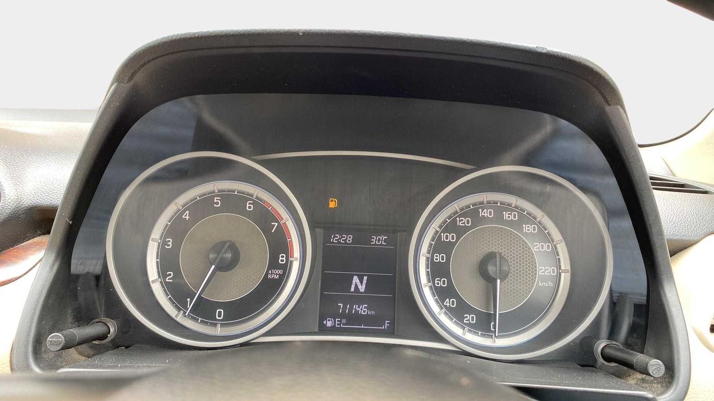 2018 Maruti Dzire ZXI PLUS AMT, Petrol, Automatic, 71,164 km, Odometer Image