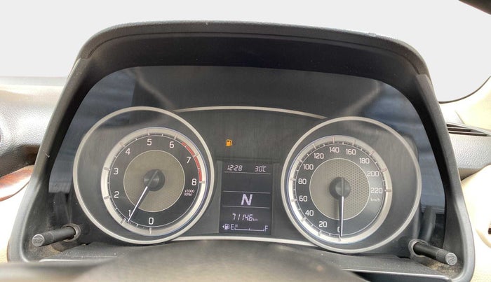 2018 Maruti Dzire ZXI PLUS AMT, Petrol, Automatic, 71,164 km, Odometer Image