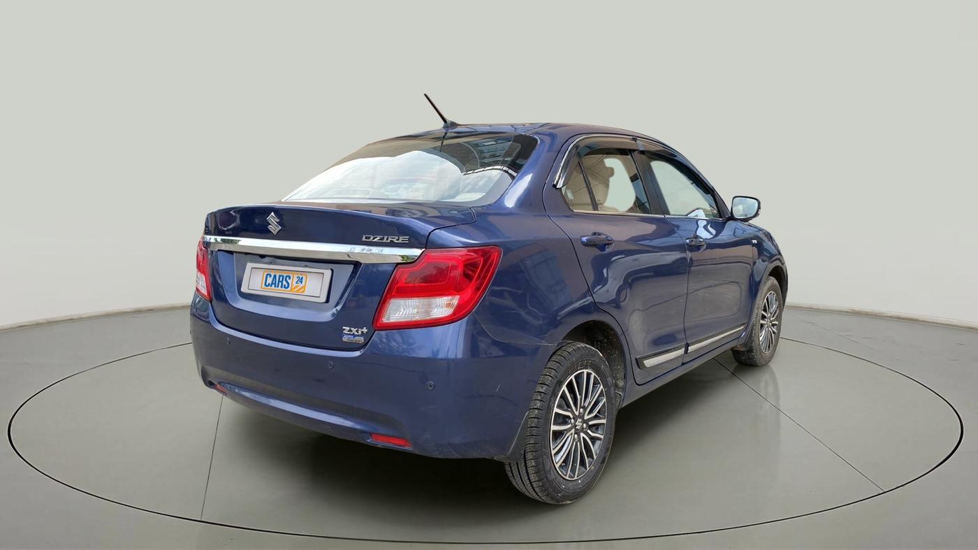 2018 Maruti Dzire ZXI PLUS AMT, Petrol, Automatic, 71,164 km, Right Back Diagonal