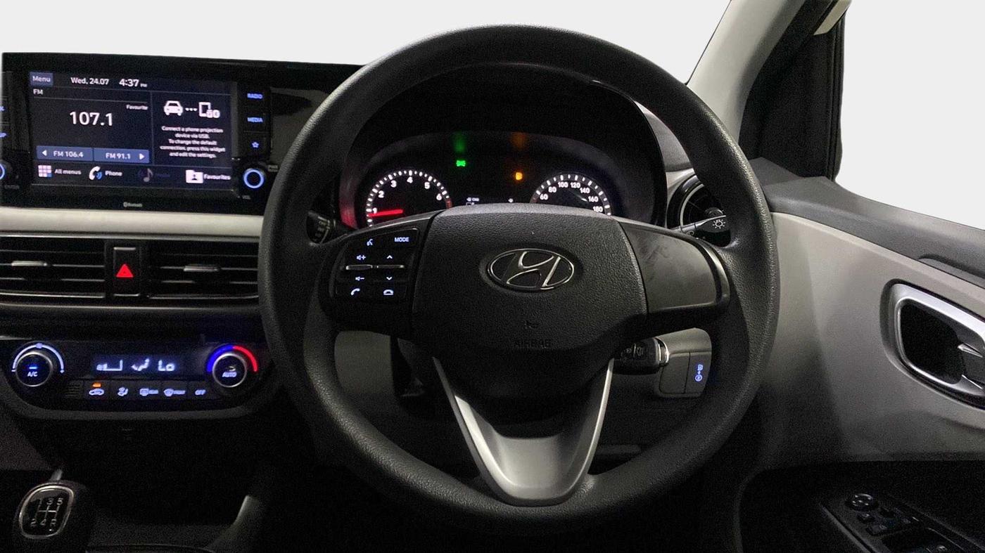 2022 Hyundai GRAND I10 NIOS SPORTZ 1.2 KAPPA VTVT CNG, CNG, Manual, 21,637 km, Steering Wheel Close Up
