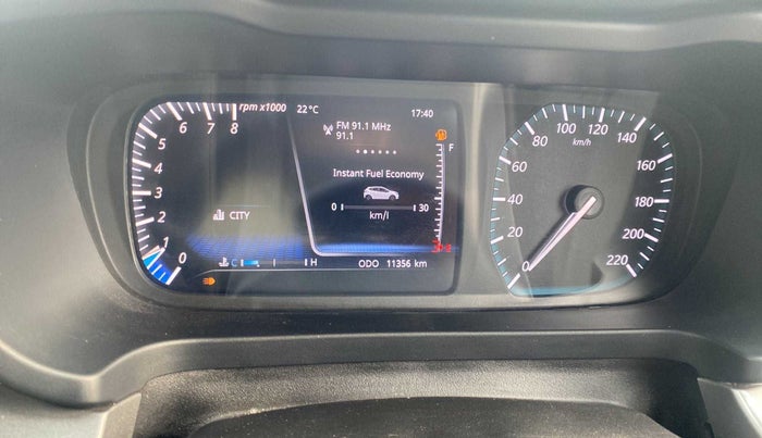 2020 Tata ALTROZ XZ PETROL, Petrol, Manual, 11,336 km, Odometer Image