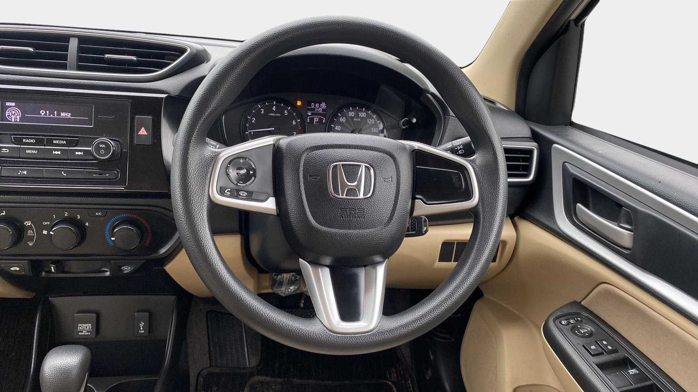 2021 Honda Amaze 1.2L I-VTEC S CVT, Petrol, Automatic, 18,158 km, Steering Wheel Close Up