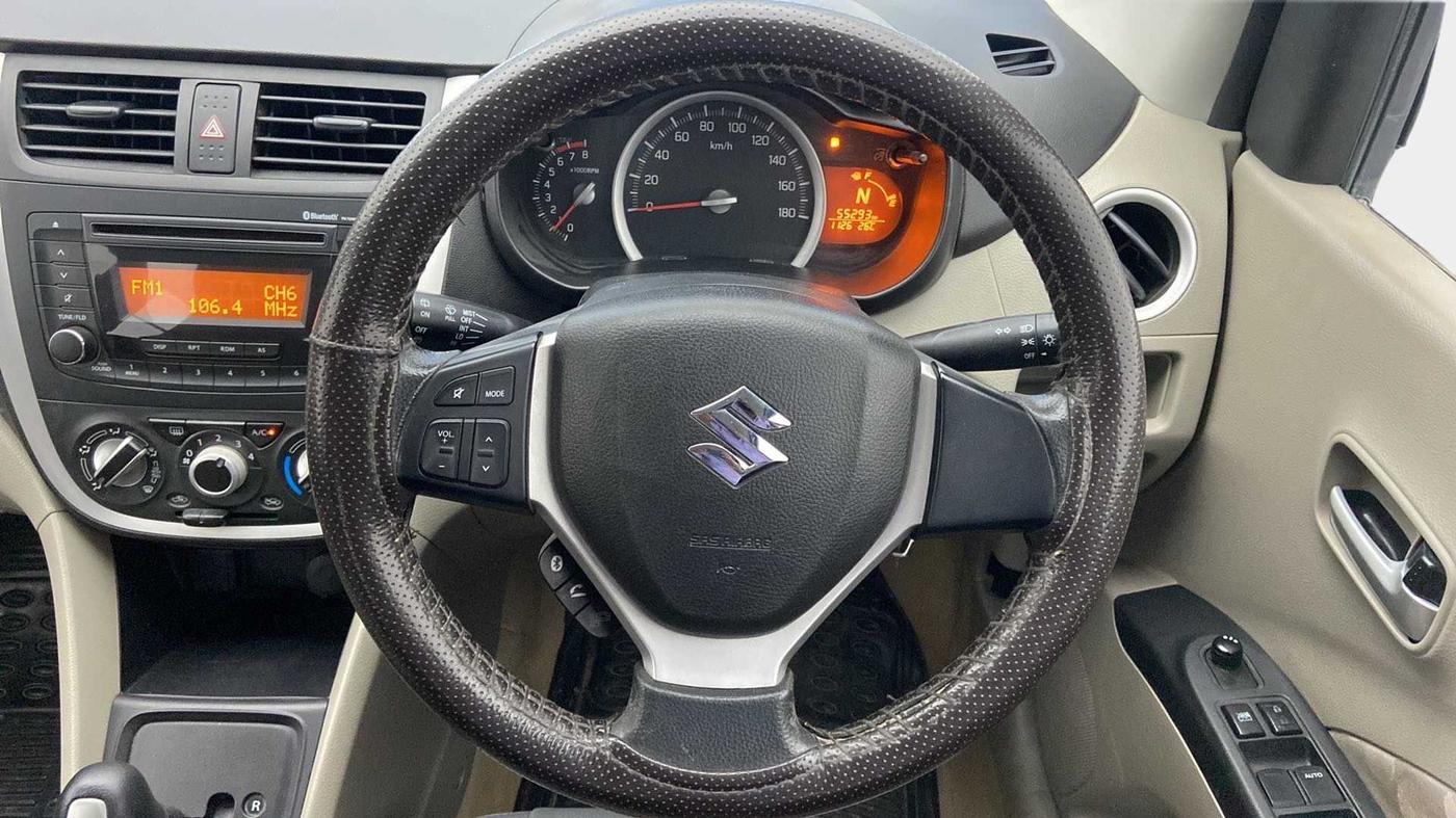 2015 Maruti Celerio ZXI AMT, Petrol, Automatic, 55,659 km, Steering Wheel Close Up