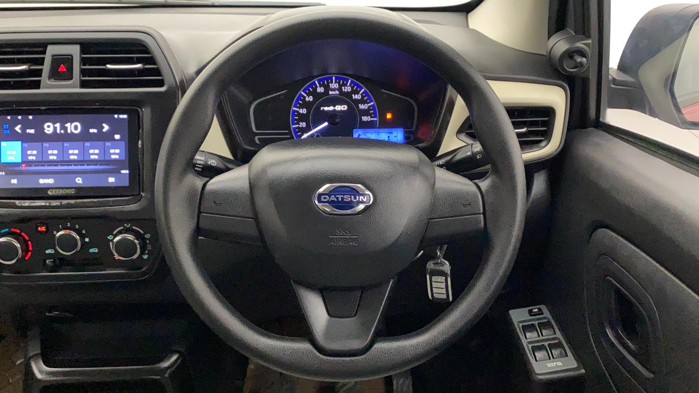 2020 Datsun Redi Go A, Petrol, Manual, 16,276 km, Steering Wheel Close Up