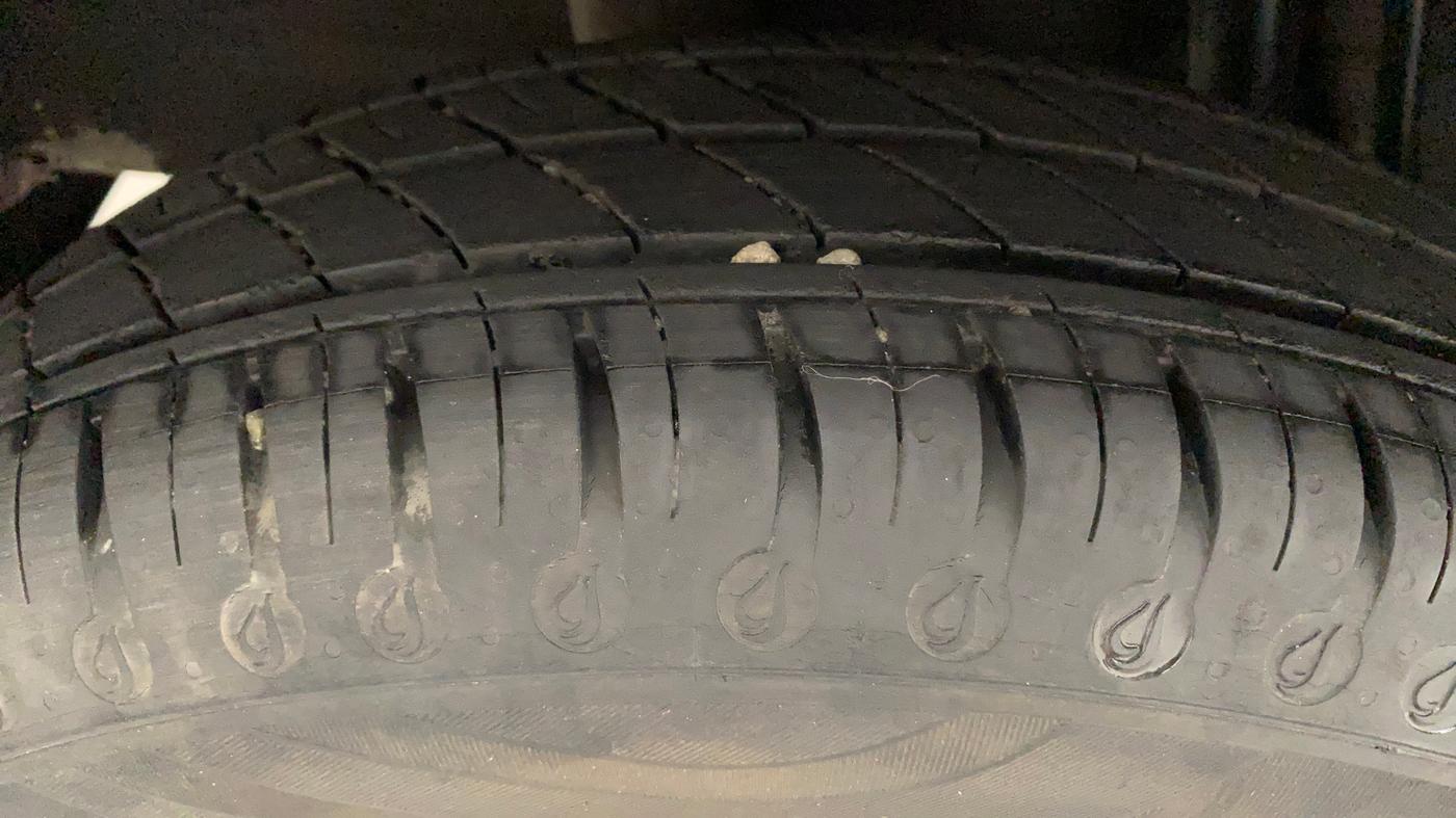 2020 Datsun Redi Go A, Petrol, Manual, 16,276 km, Right Rear Tyre Tread