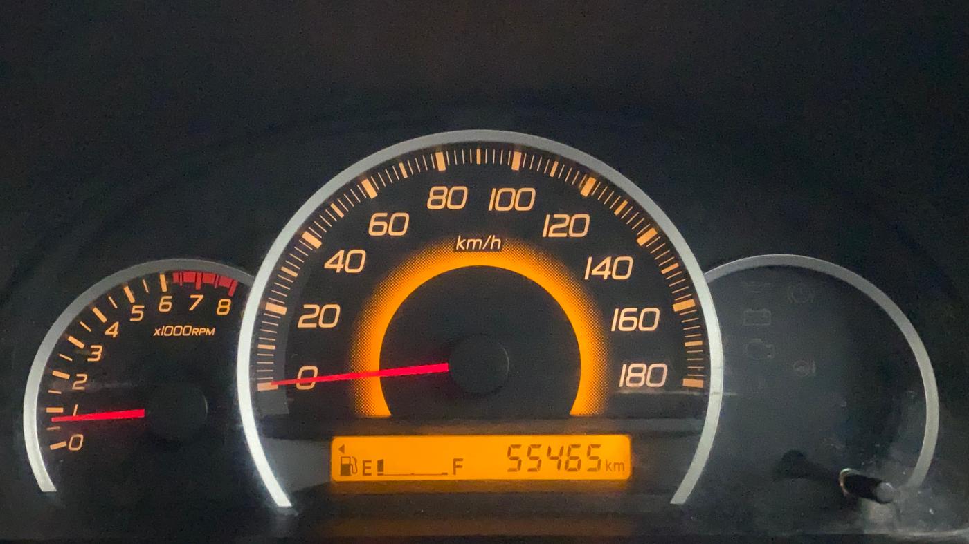 2014 Maruti Wagon R 1.0 VXI, Petrol, Manual, 55,465 km, Odometer Image