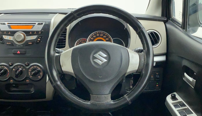 2014 Maruti Wagon R 1.0 VXI, Petrol, Manual, 55,465 km, Steering Wheel Close Up