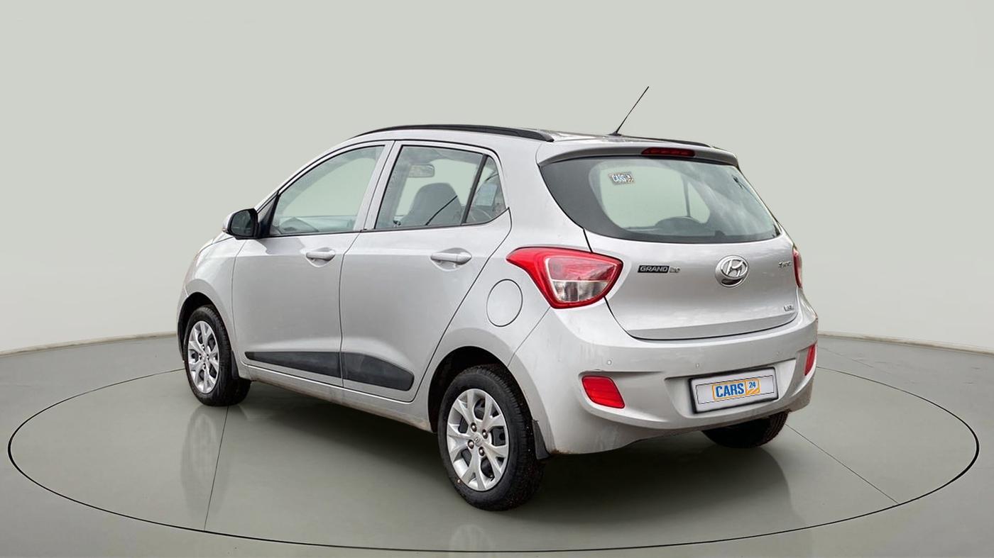 2016 Hyundai Grand i10 SPORTZ 1.2 KAPPA VTVT, Petrol, Manual, 47,344 km, Left Back Diagonal