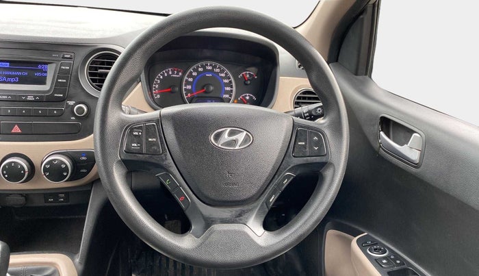 2016 Hyundai Grand i10 SPORTZ 1.2 KAPPA VTVT, Petrol, Manual, 47,344 km, Steering Wheel Close Up