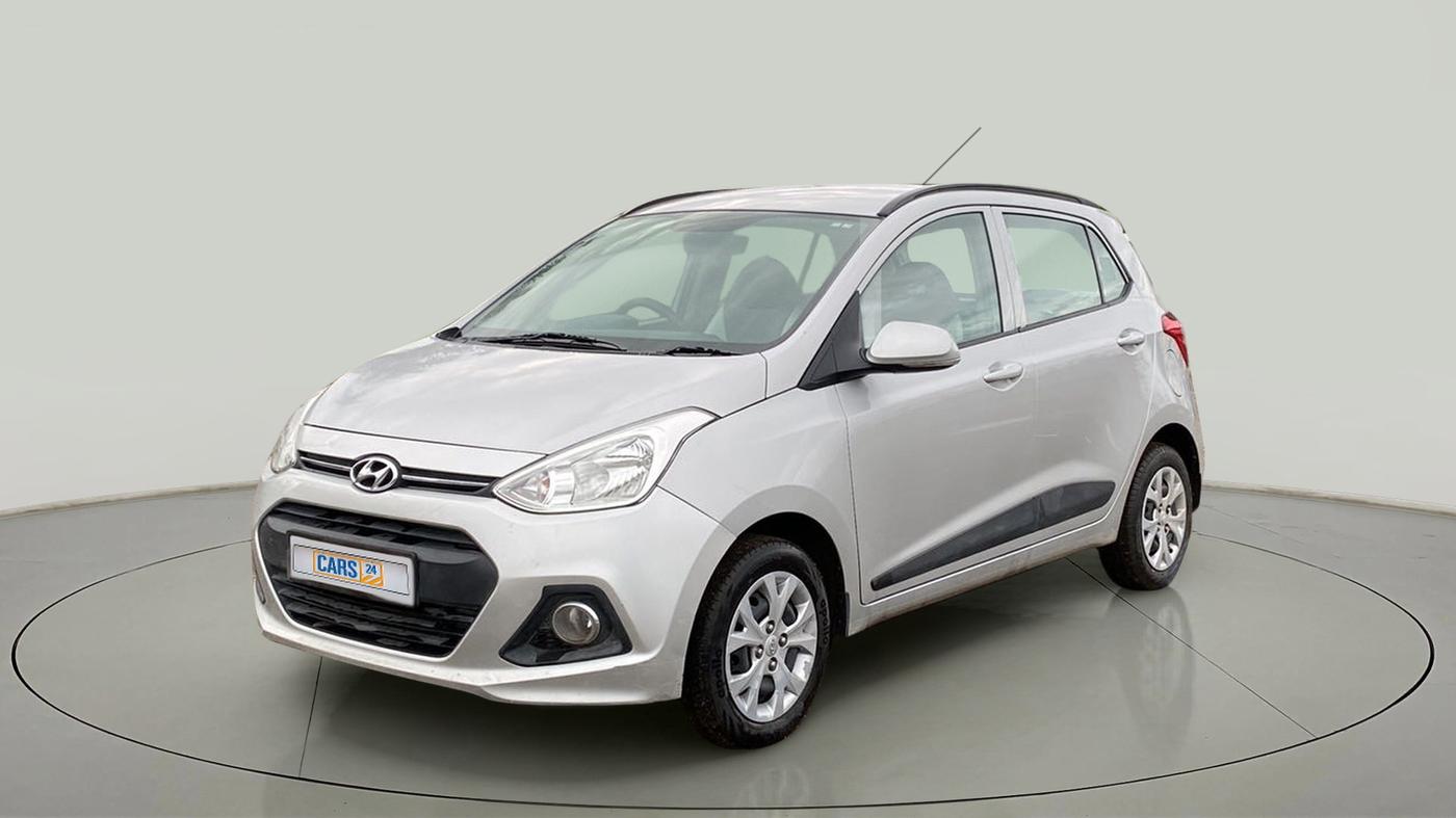 2016 Hyundai Grand i10 SPORTZ 1.2 KAPPA VTVT, Petrol, Manual, 47,344 km, Left Front Diagonal