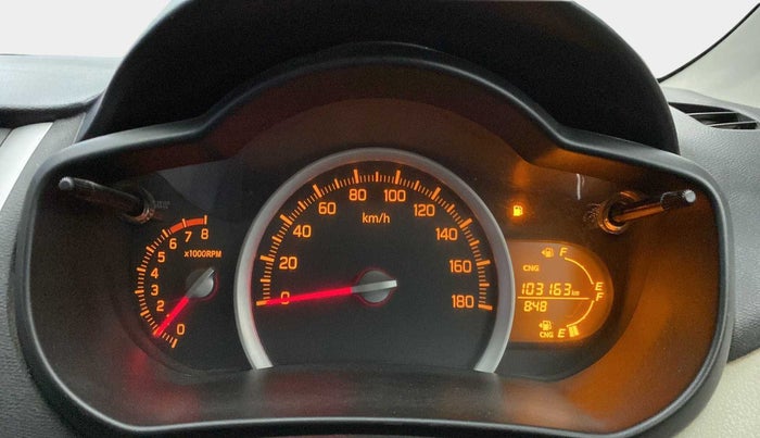 2017 Maruti Celerio VXI CNG, CNG, Manual, 1,03,371 km, Odometer Image