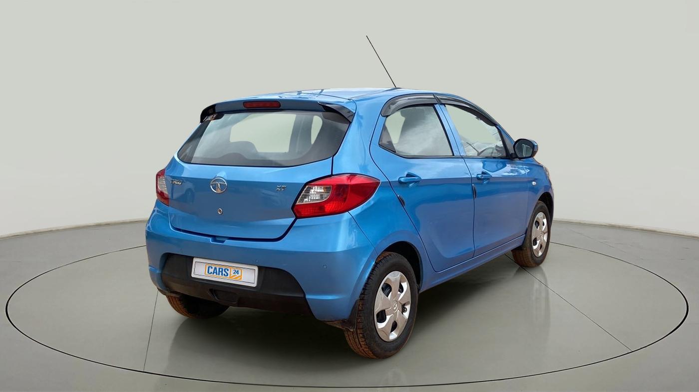 2017 Tata Tiago XT PETROL, Petrol, Manual, 60,536 km, Right Back Diagonal