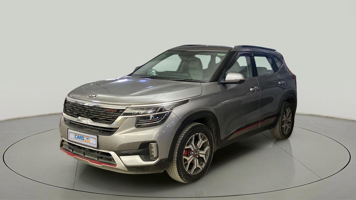 2019 KIA SELTOS GTX PLUS AT 1.5 DIESEL, Diesel, Automatic, 52,192 km, Left Front Diagonal