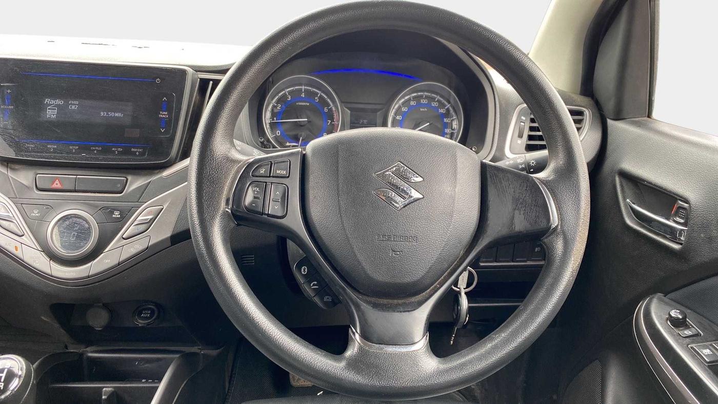 2021 Maruti Baleno DELTA PETROL 1.2, Petrol, Manual, 40,050 km, Steering Wheel Close Up