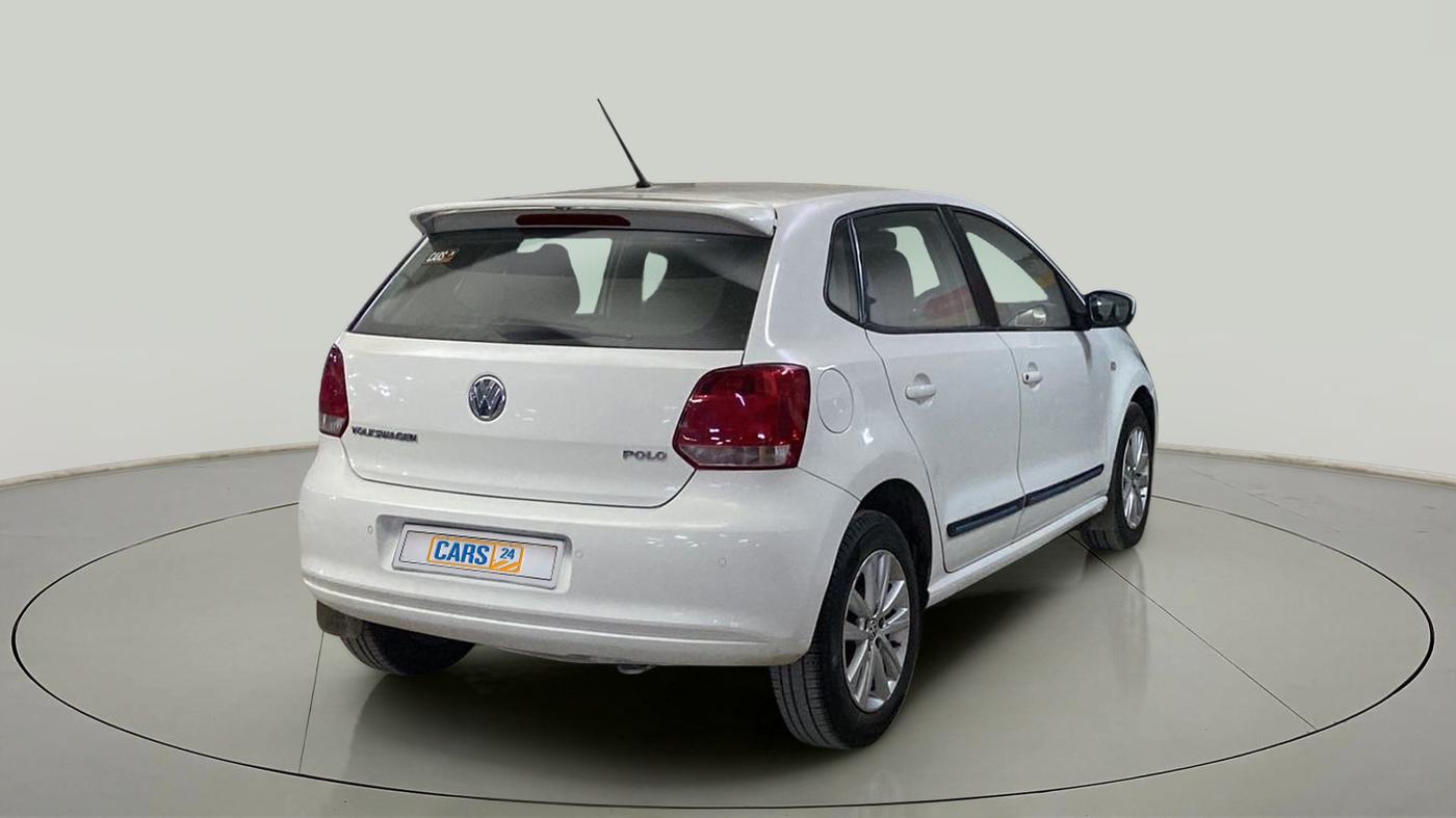 2013 Volkswagen Polo HIGHLINE1.2L, Petrol, Manual, 65,451 km, Right Back Diagonal