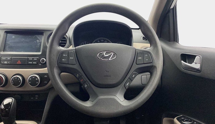 2019 Hyundai Grand i10 SPORTZ AT 1.2 KAPPA VTVT, Petrol, Automatic, 19,156 km, Steering Wheel Close Up