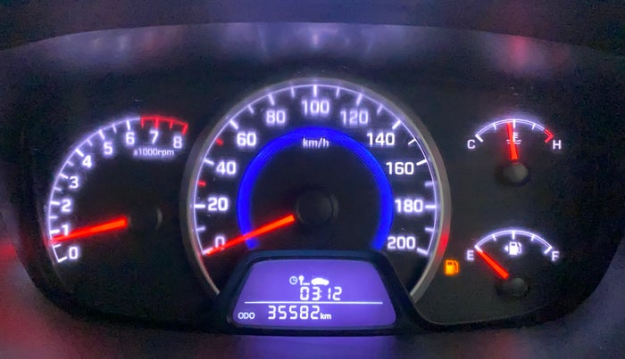 2015 Hyundai Grand i10 SPORTZ 1.2 KAPPA VTVT, Petrol, Manual, 35,581 km, Odometer Image