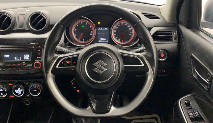 2018 Maruti Swift ZXI, Petrol, Manual, 70,366 km, Steering Wheel Close Up