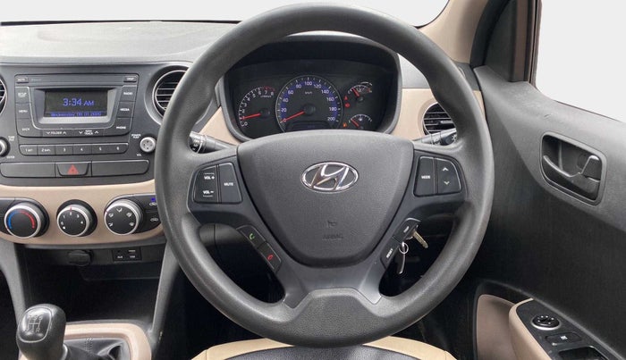 2018 Hyundai Xcent E+, Petrol, Manual, 73,536 km, Steering Wheel Close Up