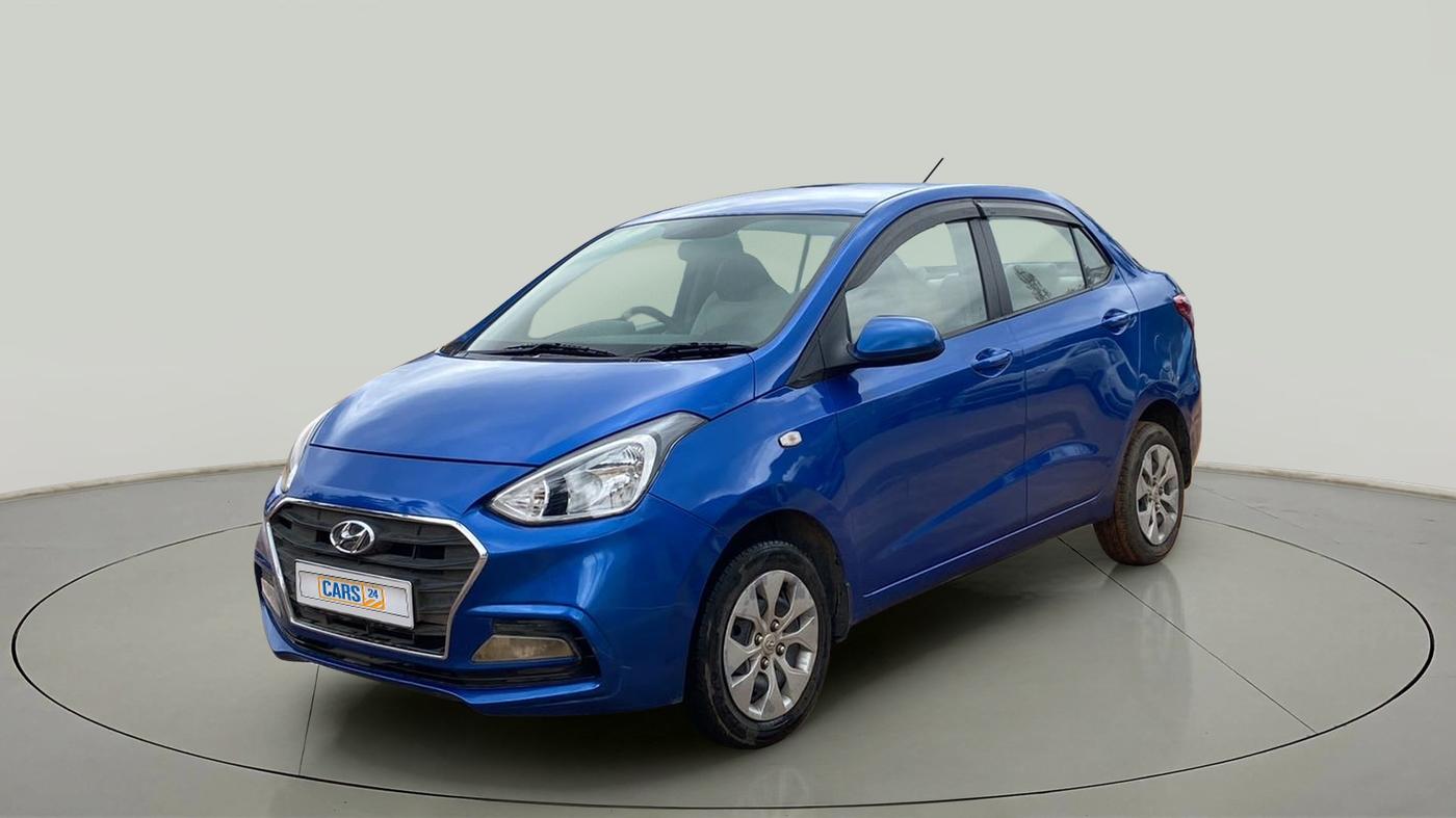 2018 Hyundai Xcent E+, Petrol, Manual, 73,536 km, Left Front Diagonal