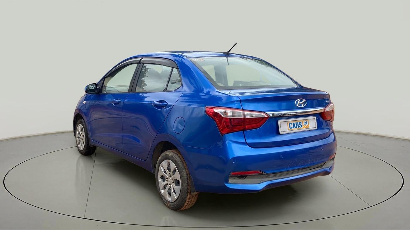 2018 Hyundai Xcent E+, Petrol, Manual, 73,536 km, Left Back Diagonal